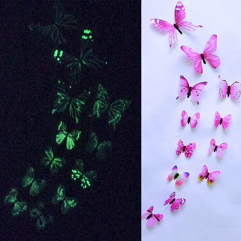 3D Luminous Butterfly Wall Stickers