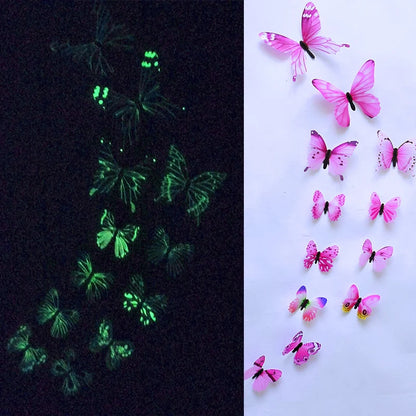 3D Luminous Butterfly Wall Stickers