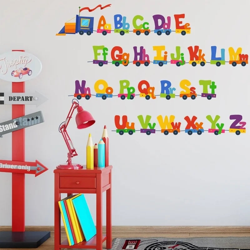 26 Letters Alphabet Wall Stickers