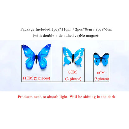 3D Luminous Butterfly Wall Stickers