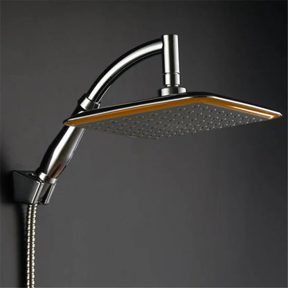 9" 360° Rotating Rainfall Shower Head with Handheld Extension